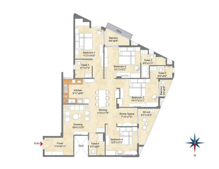 TYPICAL UNIT PLAN 103
